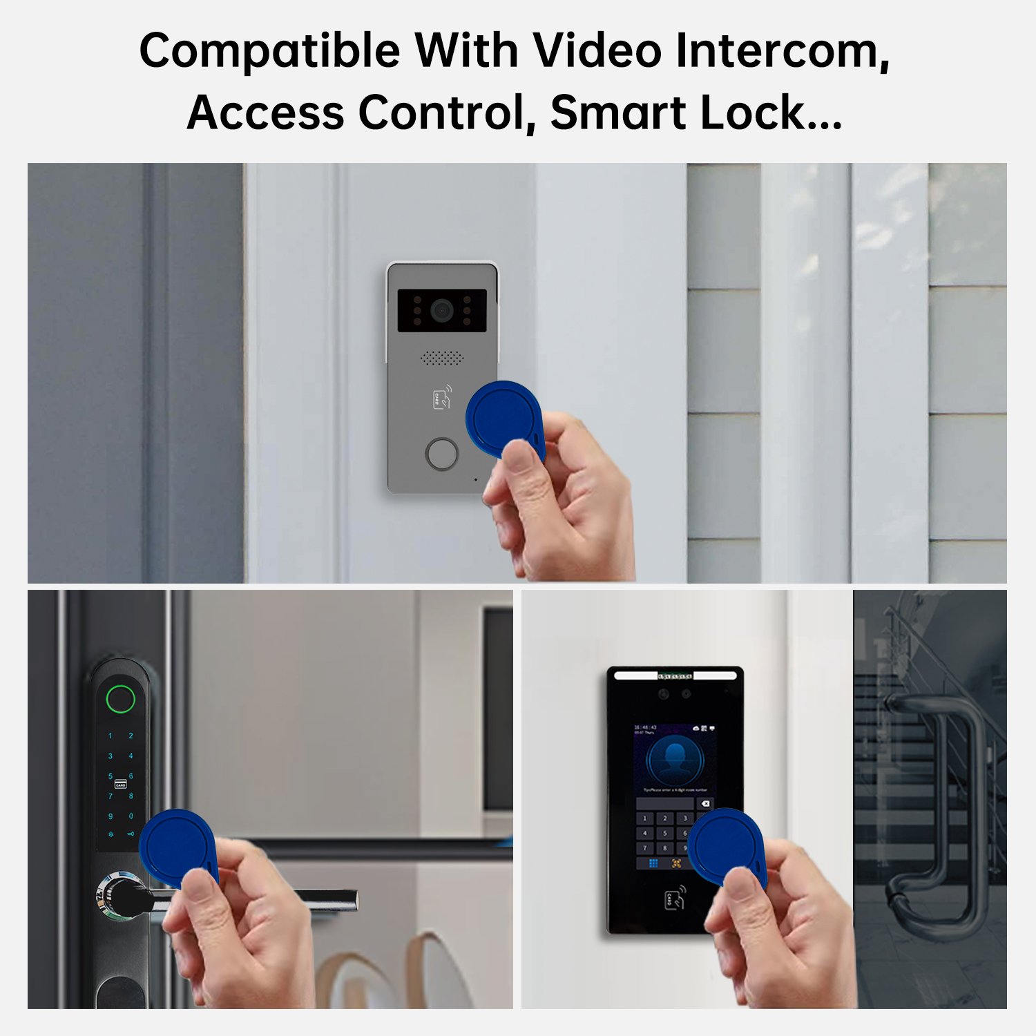 Cheap Price Smart 13.56MHz RFID IC Card Access Control Readers with Good Sensing Effect for Door Lock