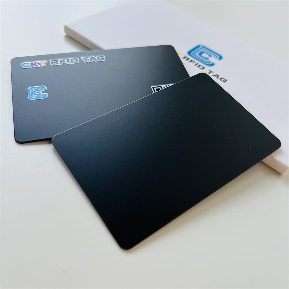 Matte Black PVC NFC Business Card Unique Print Logo Business Cards