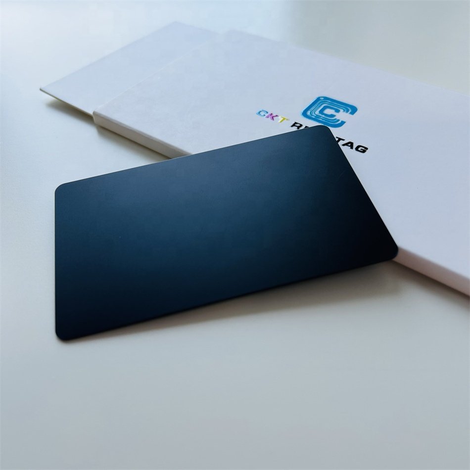 Matte Black PVC NFC Business Card Unique Print Logo Business Cards