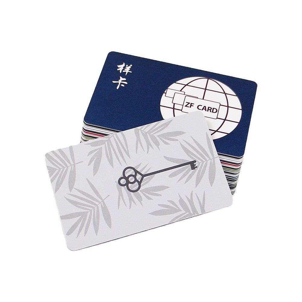 Customized Printed RFID Temic T5557 Mifare PVC Hotel Key Cards