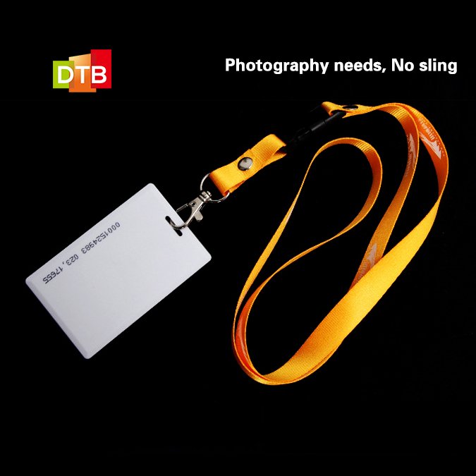 Custom Printing Hanging Clamshell Access Control Rfid Smart Card 125khz Em4100 IDentification Portrait Card Business Name Card