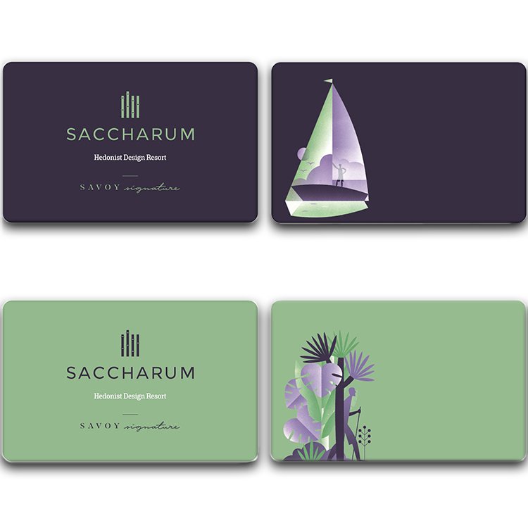 Access Control PVC RFID Hotel Key Card Customized Hilton Encrypted Smart NFC Key Card 13.56Mhz