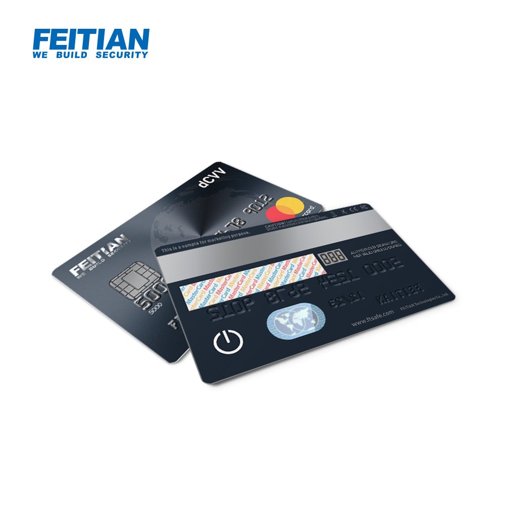 Dynamic CVV DIC One Time Password Banking Card with E-ink Screen Integrated OTP DCVV