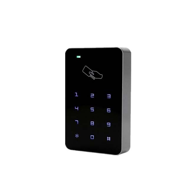 Customizable 1000 Users Key Touch Screen Password Access Control Reader 125khz/13.56Mhz RFID Single Door