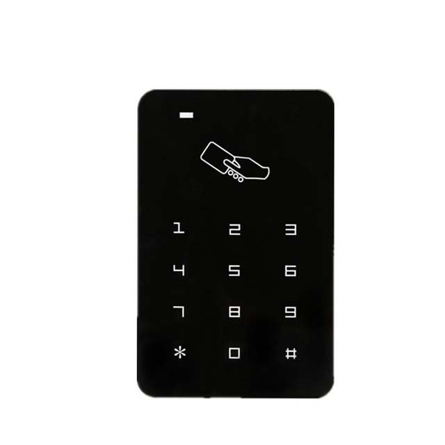Customizable 1000 Users Key Touch Screen Password Access Control Reader 125khz/13.56Mhz RFID Single Door