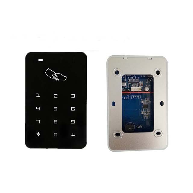 Customizable 1000 Users Key Touch Screen Password Access Control Reader 125khz/13.56Mhz RFID Single Door