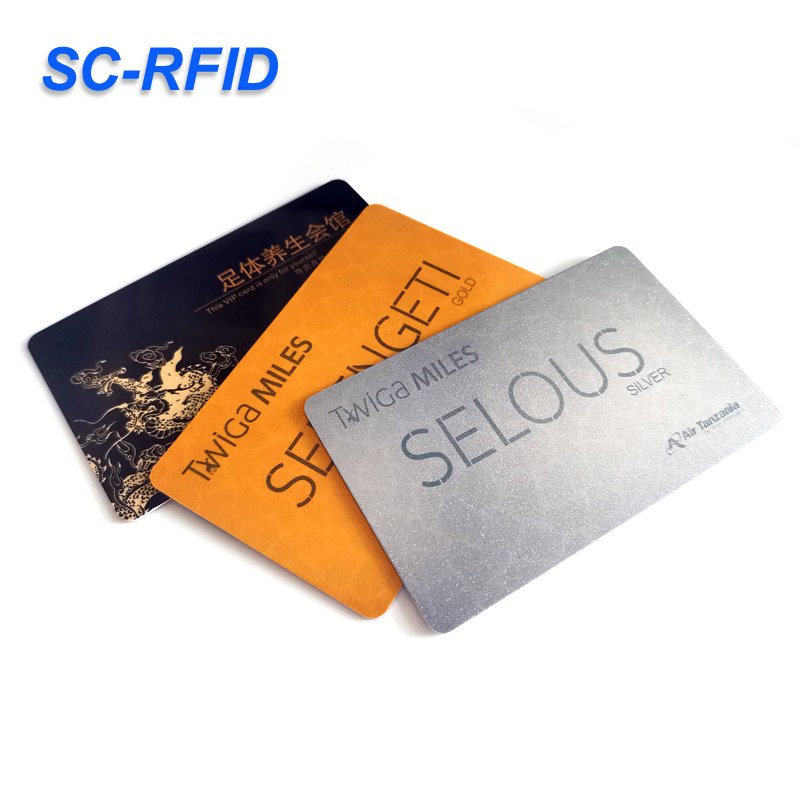 Sencan Wholesale customization CR80 13.56Mhz PC Smart Chip Rfid Hologram Employee Students Driving License Nfc IC Card