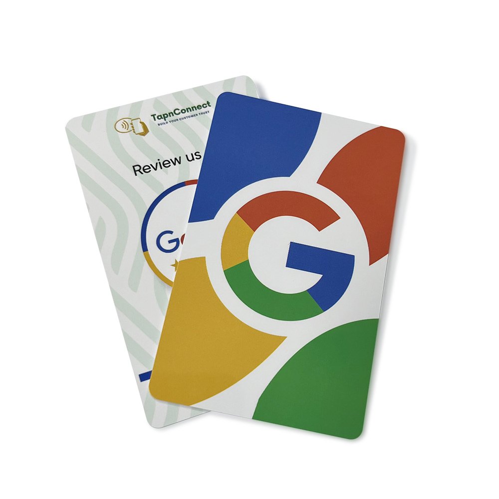 Hot selling Contactless Plastic Nfc Google Review Card Tag213 Google Review Card with Chip