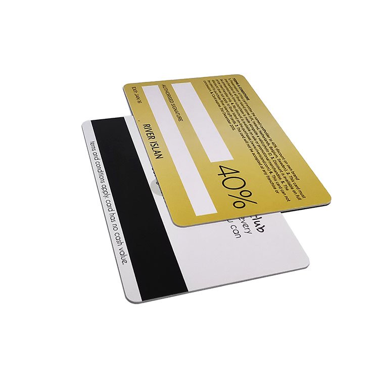 Customisable 2750Oe Loco/Hico Blank PVC Security Magnetic Strip Cards Printable 13.56MHz with NFC & RFID Communication Interface