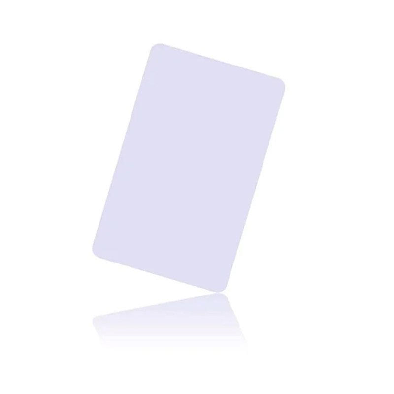 In Stock High Quality Printable CR80 125KHz RFID Card Sublimation Plastic White ID Business Blank PVC Card