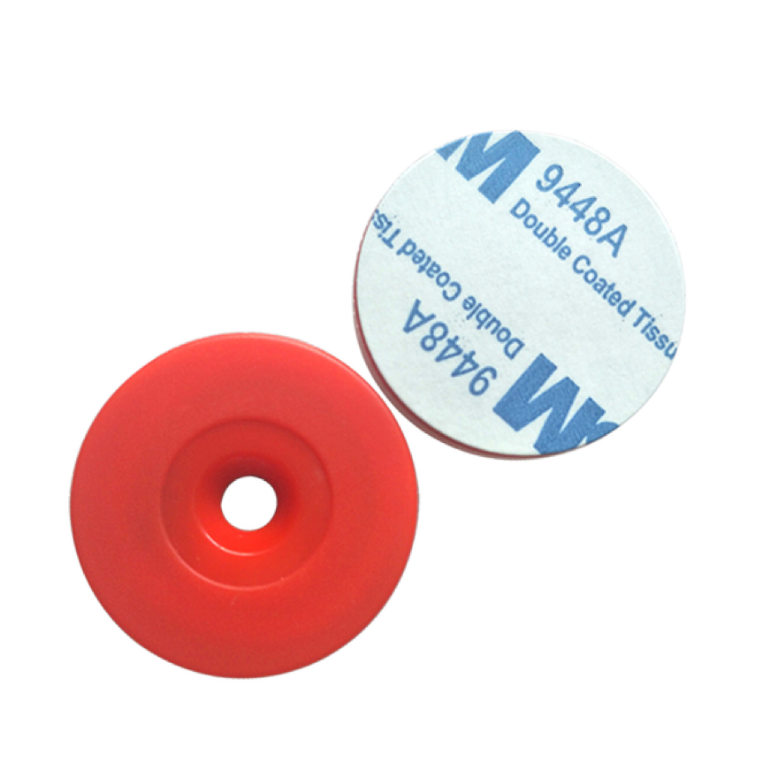 Top sale Waterproof RFID Anti Metal ABS Coin Round Token RFID NFC Hard Outdoor Guard Patrol Tag With Hole