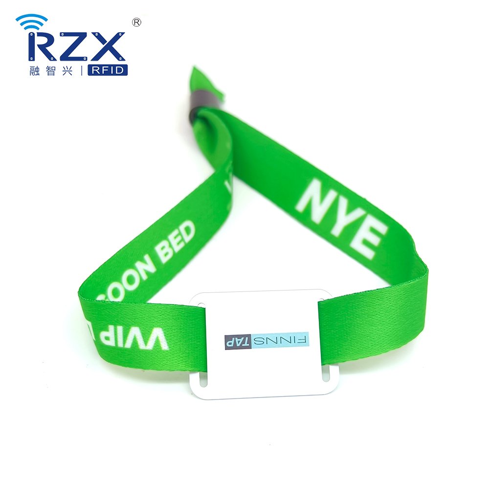 Waterproof RFID NFC Fabric RFID Wristbands Efficient Identification event nfc wristband Access control Card