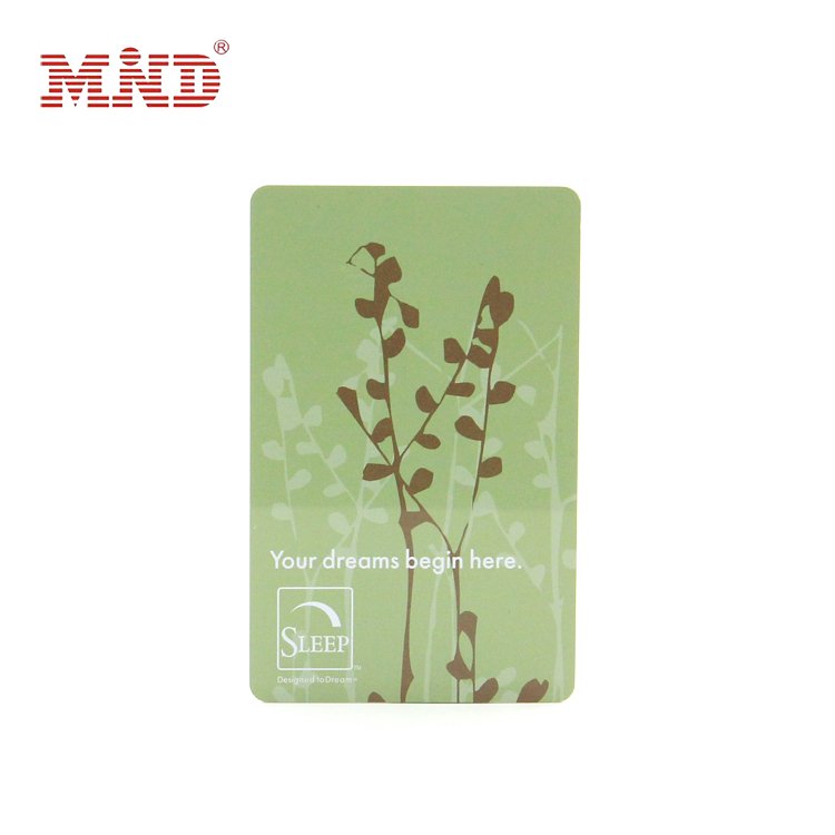 Printed Plastic RFID Smart Encoded Hotel Key Card with Encoding