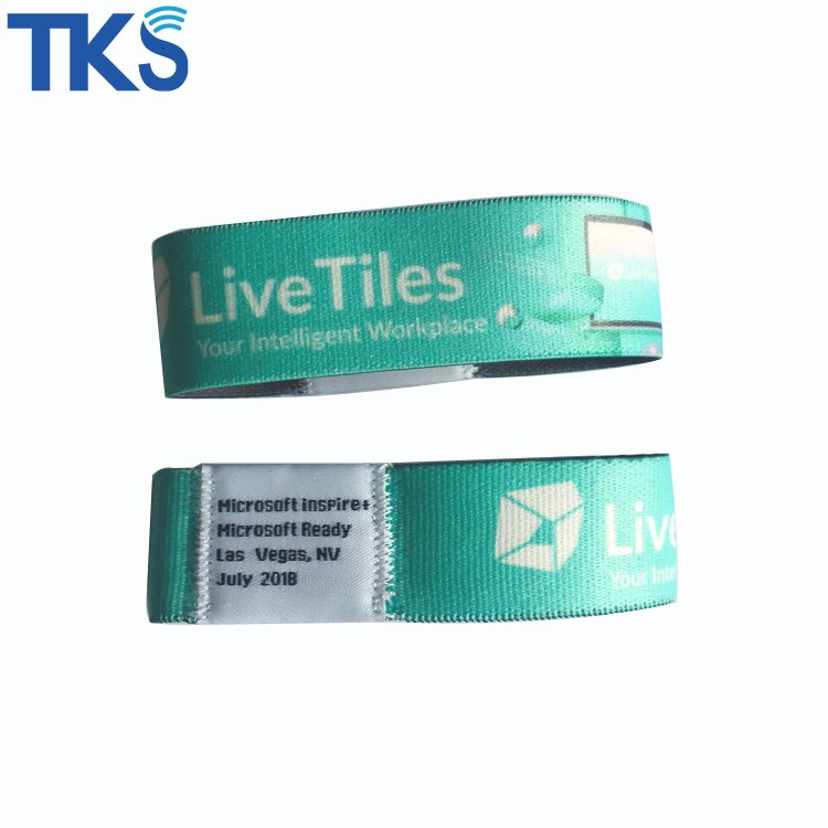 Fashion Custom Souvenir Gym Fabric Polyester Double Sided Sublimation Printed Design Elastic
