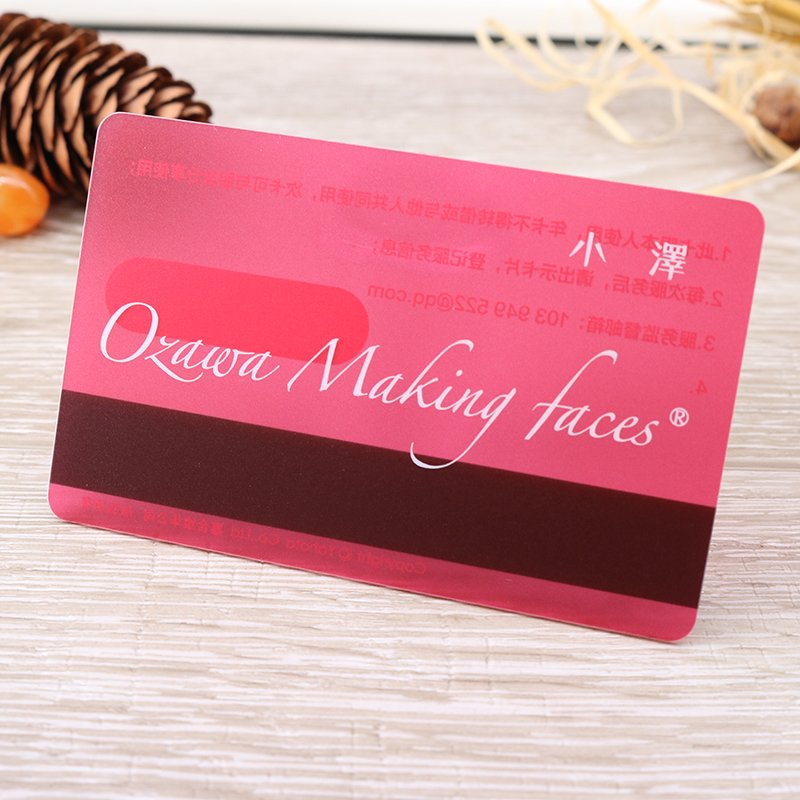 Customized magnetic vip Review premium business cards PVC NFC RFID Business Cards