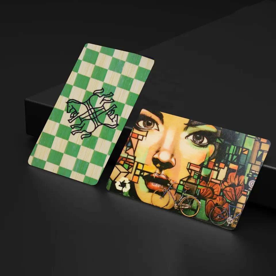 Custom Printed 13.56Mhz NFC Wooden Cards For Hotel