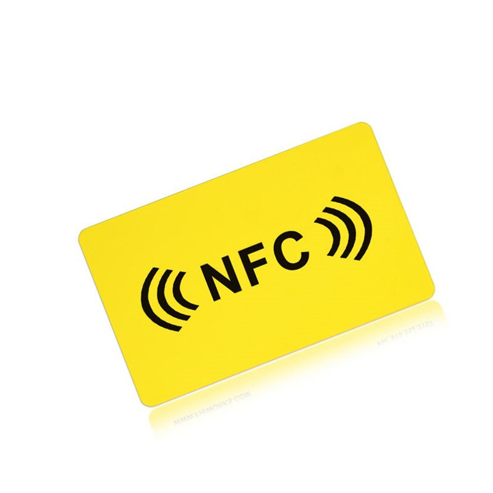 Colored PVC NFC visit qr code card contactless smart chip blank 125khz 13.56mhz access control rfid hotel key card custom