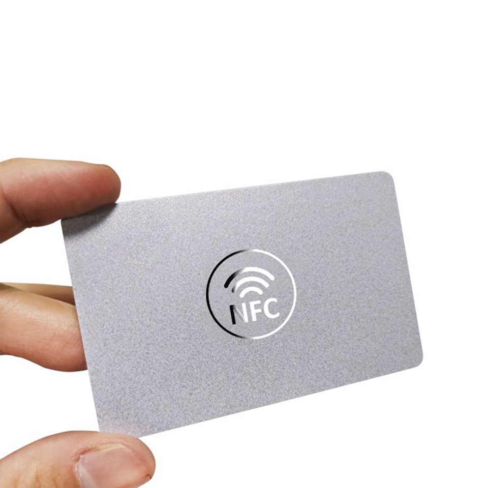 Colored PVC NFC visit qr code card contactless smart chip blank 125khz 13.56mhz access control rfid hotel key card custom