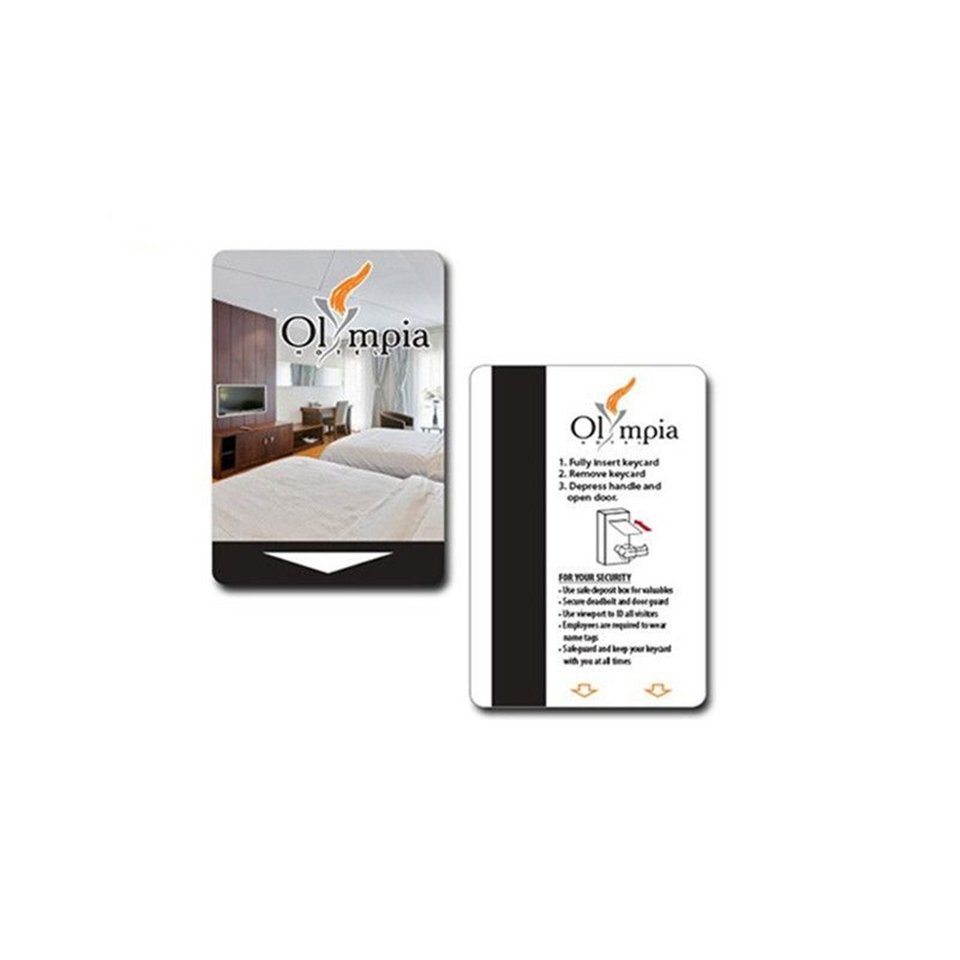 Colored PVC NFC visit qr code card contactless smart chip blank 125khz 13.56mhz access control rfid hotel key card custom