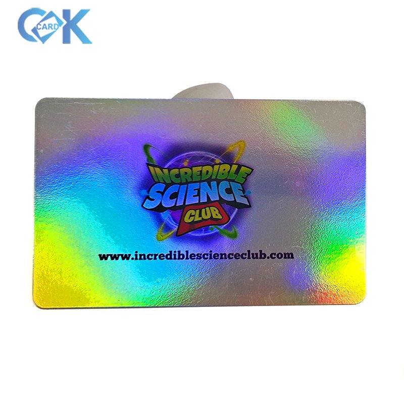 RFID PVC Access Control Card NFC Business Card Printable Hologram Laser PVC NFC Card with Rainbow effect