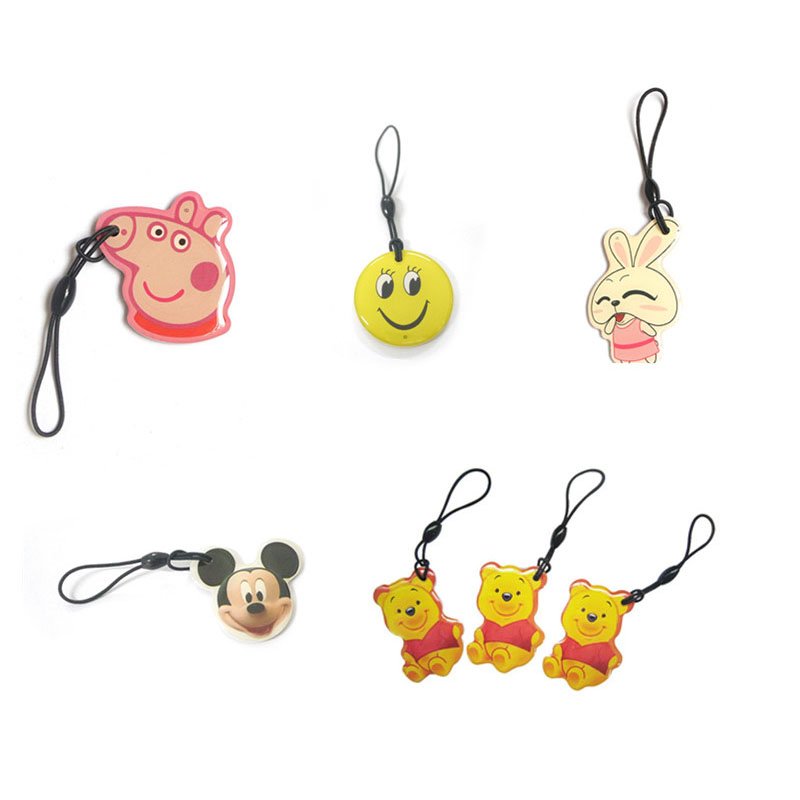 13.56mhz NFC custom logo nfc keychain for Access Control