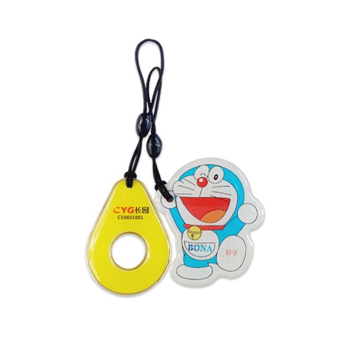 13.56mhz NFC custom logo nfc keychain for Access Control