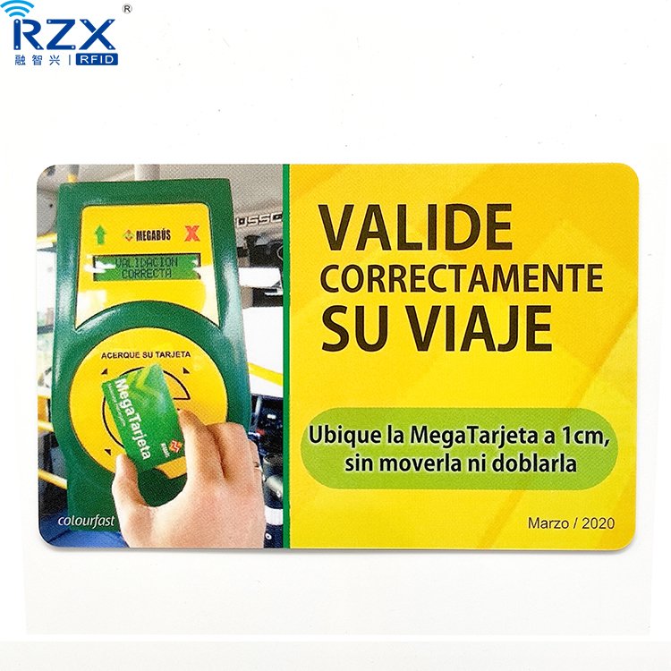Shenzhen ISO14443A HF 13.56Mhz MIFARE DESFire EV1 2k/ 4k/ 8k RFID smart Payment Card For Transportation