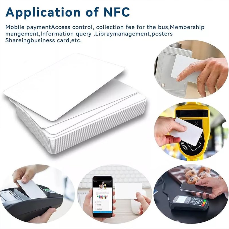 125Khz TK4100 Chip RFID Smart Card NFC Interface 1k Capacity Blank PVC Card Access Control School Hotel Key Card 13.56MHz