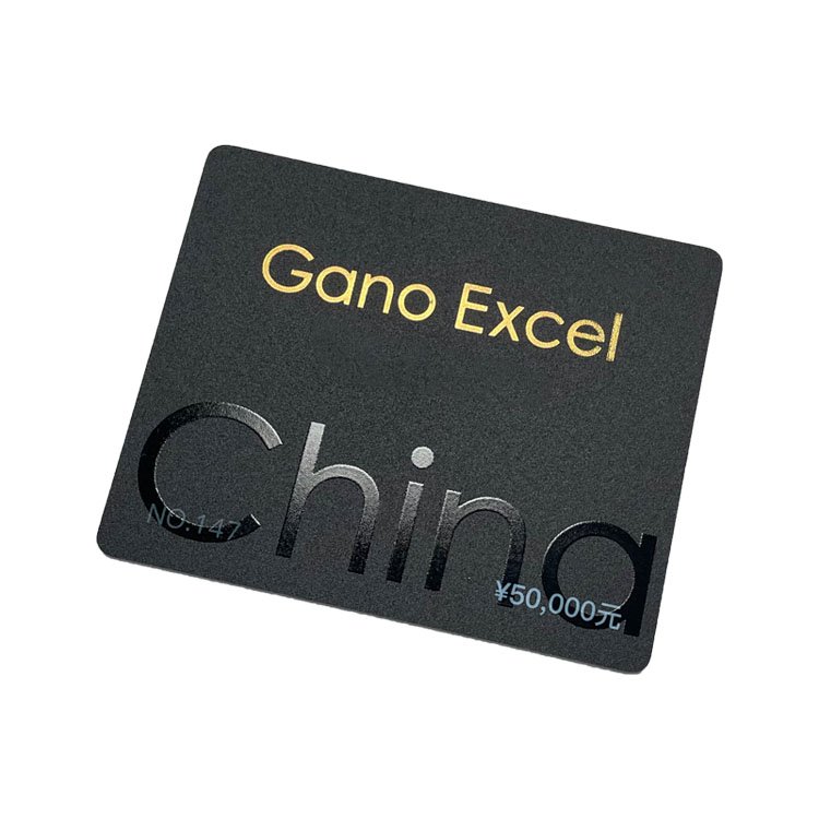 Spot UV Logo Black Matt NFC Social Media Card NFC Business RFID PVC Smart Card