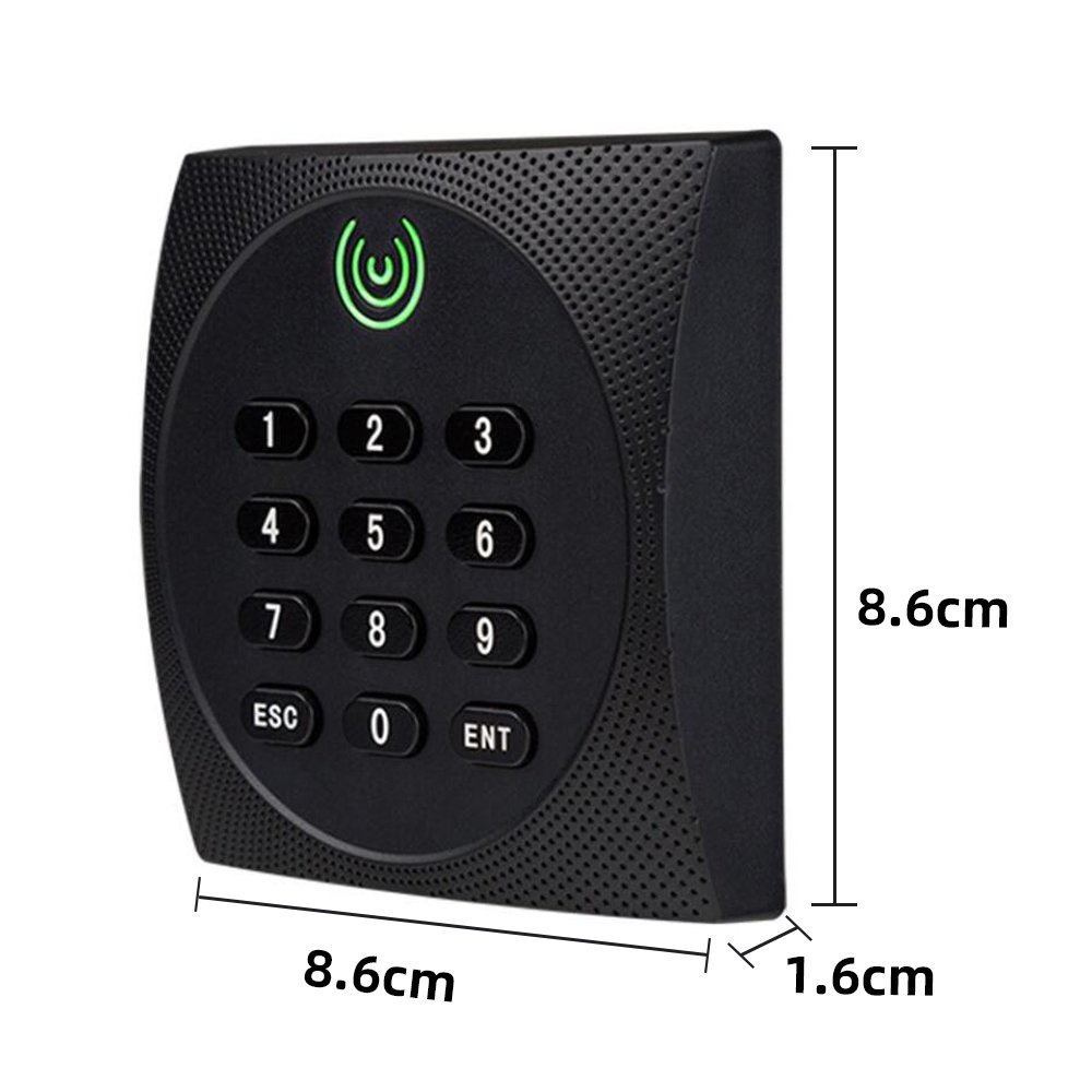 13.56Mhz KR602M Waterproof Card Slave Reader Wiegand 34 Card Password Reader for Door Access Control System IC Reader