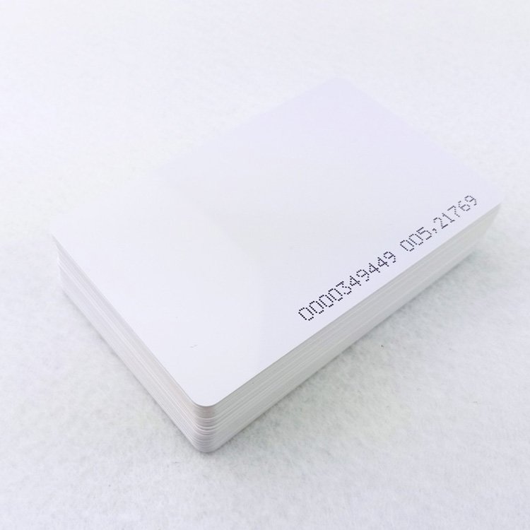 Wholesale Access Control Card 125khz Tk4100 Chip PVC Blank RFID Proximity ID Card