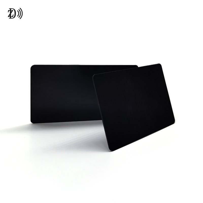 Black Matte NFC Card Plastic Customized NTAG215 NTAG213 PVC Printable Blank RFID Card