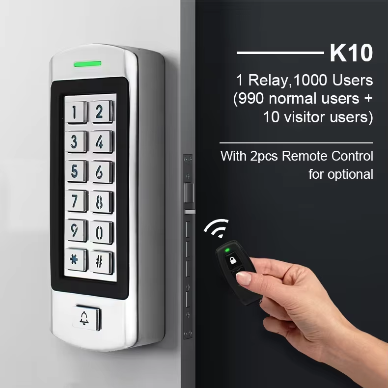 EBKN Access Control Keypad Zinc Alloy GSM Gate Door Access Controller With Keypad