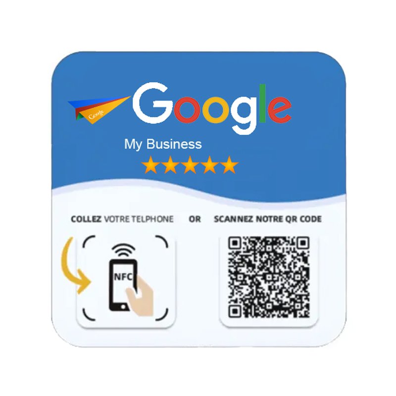 Custom LOGO nfc 13.56MHz 216 Chip Smart Social Media Dual Chip Access Control Nfc Tag Acrylic Google Review Nfc Card Sticker
