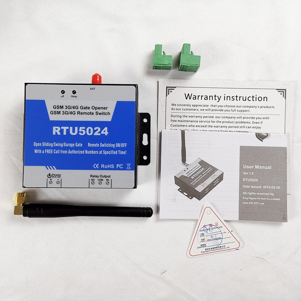4G Gsm Gate Opener RTU5024 Smart Gsm Access Control Gsm Relay Switch