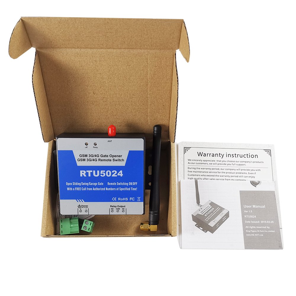 4G Gsm Gate Opener RTU5024 Smart Gsm Access Control Gsm Relay Switch