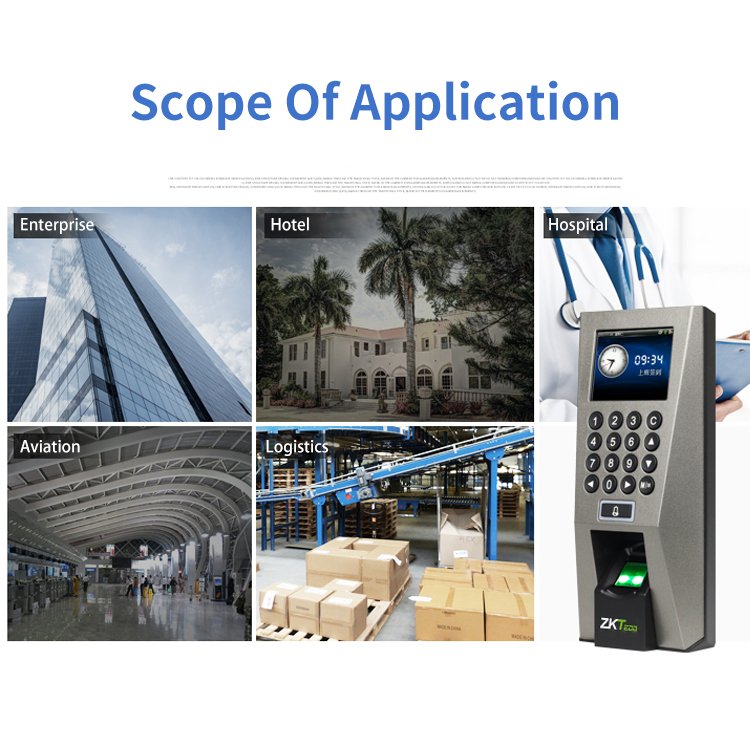 Zk F18 Biometric Fingerprint Access Control And And Time Attendance Device System Price Of Fingerprint Machines 3000 Templates