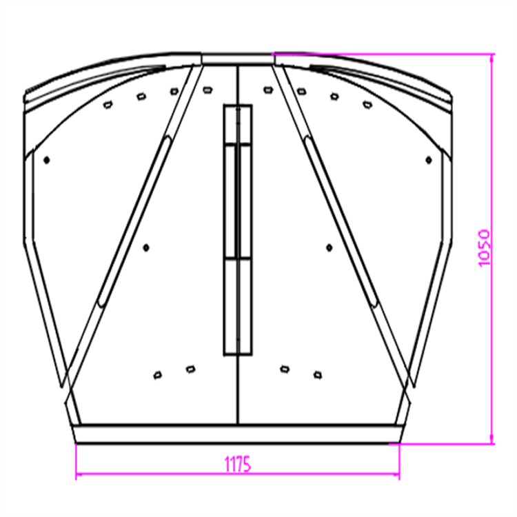 Stations Airports Rfid Turnstile Swing Barrier Gate Access Control Gate With Face Recognition/Card