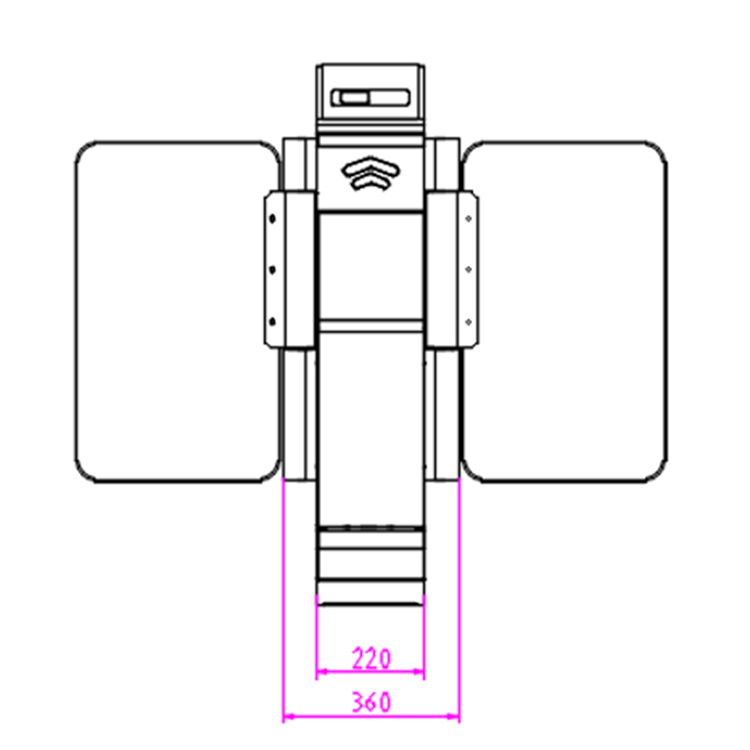 Stations Airports Rfid Turnstile Swing Barrier Gate Access Control Gate With Face Recognition/Card