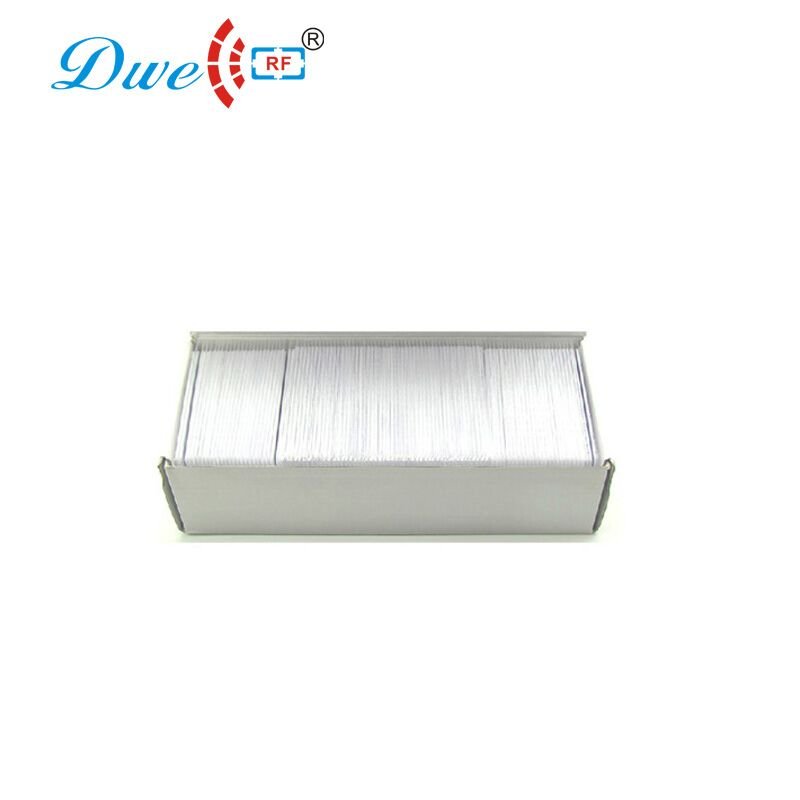 ISO14443A 13.56mhz Mf 1k proximity F08 white blank pvc rfid cards