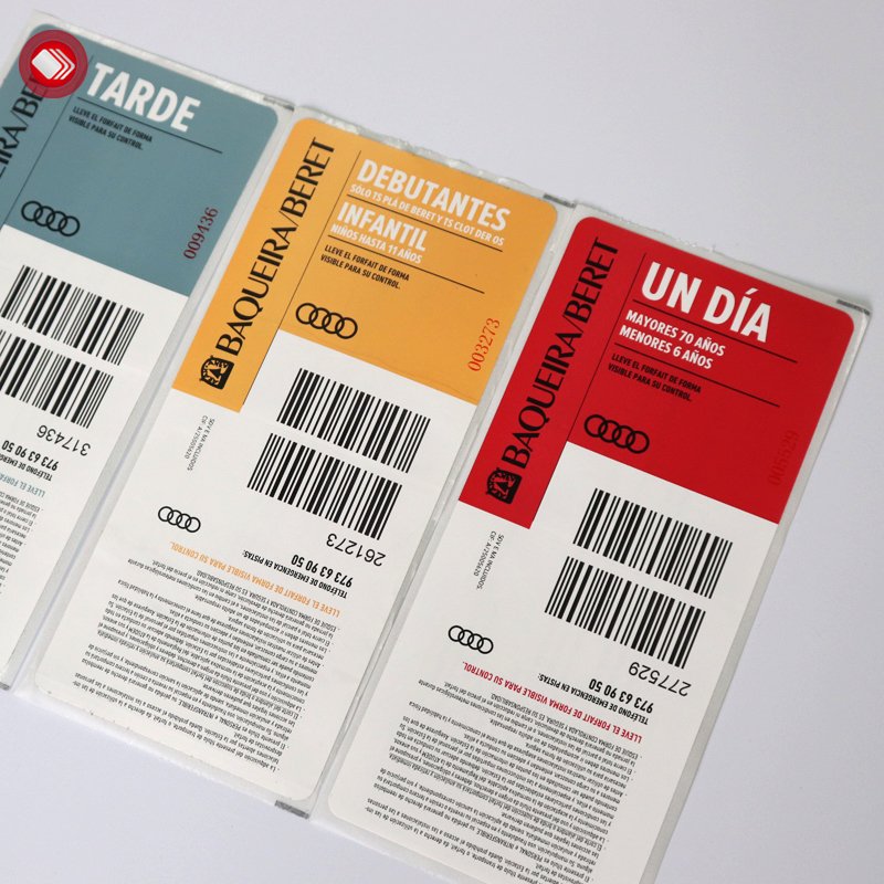 RFID Paper Ticket UHF NFC Access Control Card Customized for Concerts Stadiums Cinemas Exhibition Events