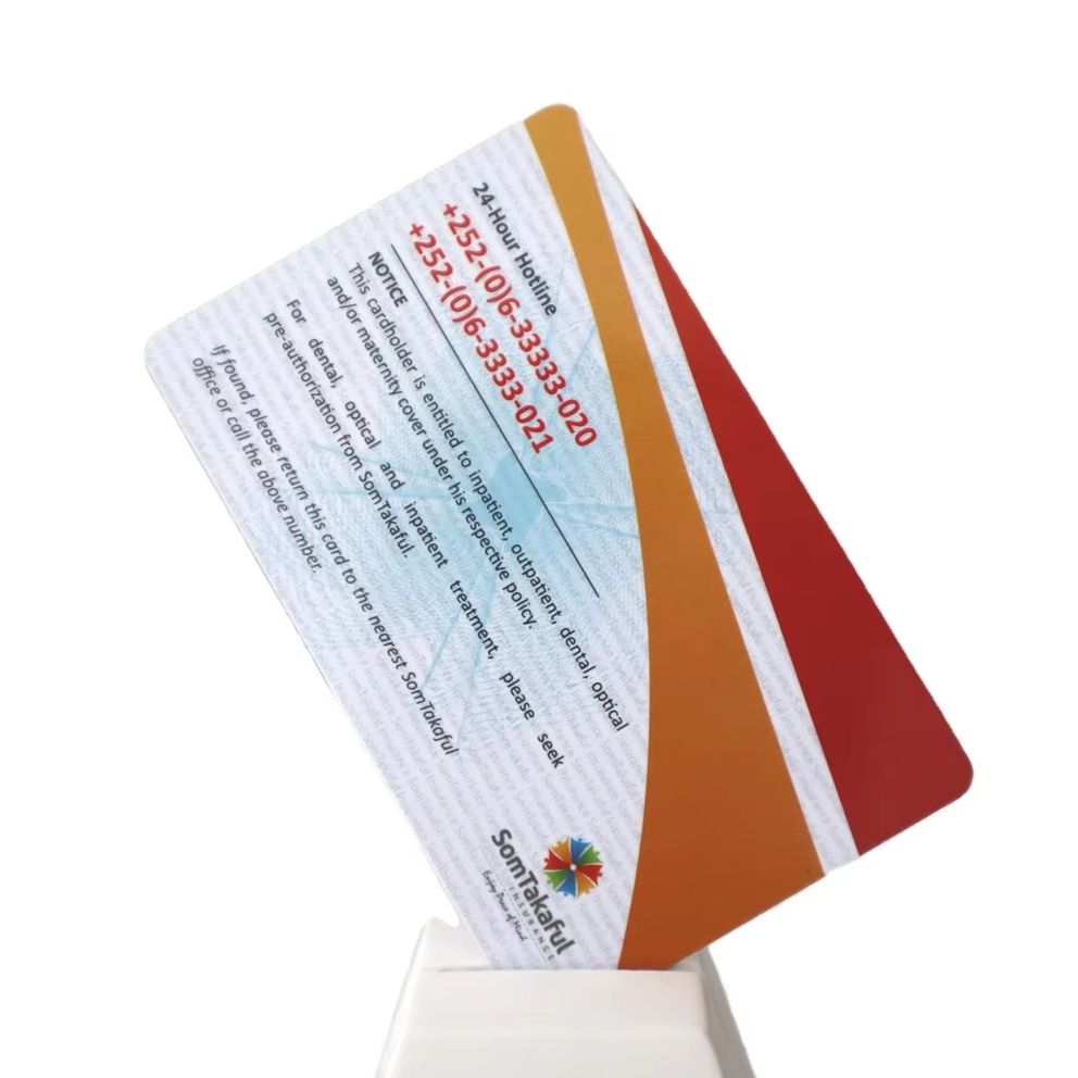 Pvc rfid hotel key card for VCard access control card