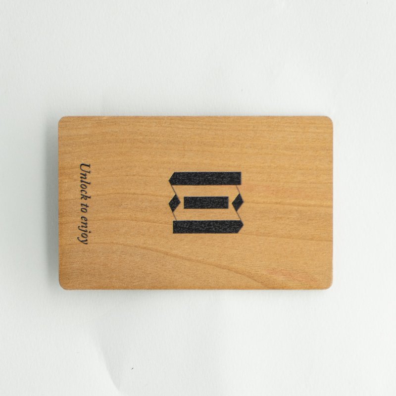 RFID wooden hotel key card laser engraved logo MF UTL friendly material nfc rfid wooden cards