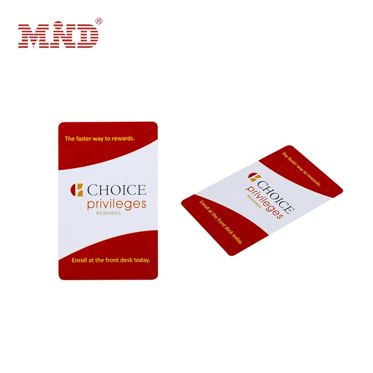 Customized 13.56Mhz Access Control PVC RFID Hotel Key Card