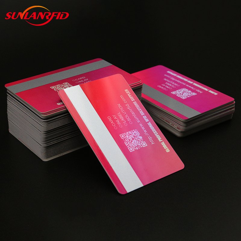 Blank Pvc Magnetic Stripe loyalty rfid card