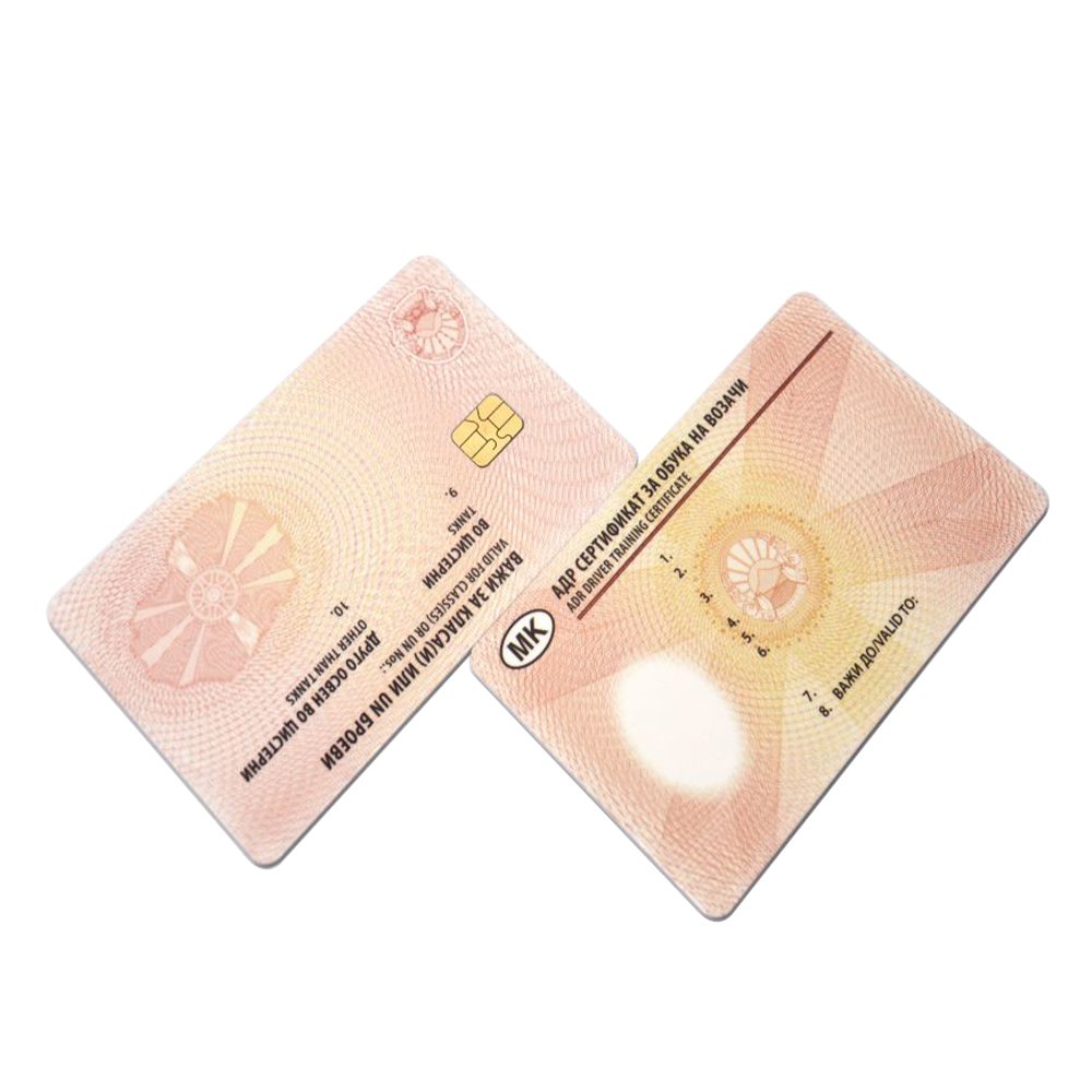 RFID Contact Chip 4442 Waterproof Plastic Magnetic Card Custom Printing PVC card