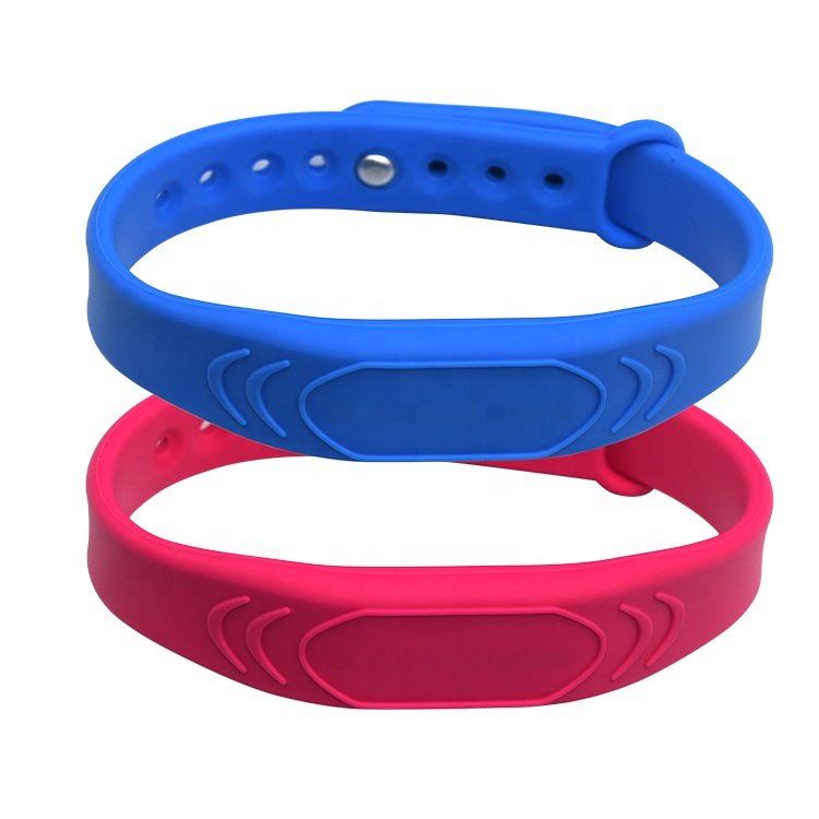 Good Price RFID Wristband 125 khz EM4100/EM4305 watch Silicone Wristband Bracelet Access Control Cards for event