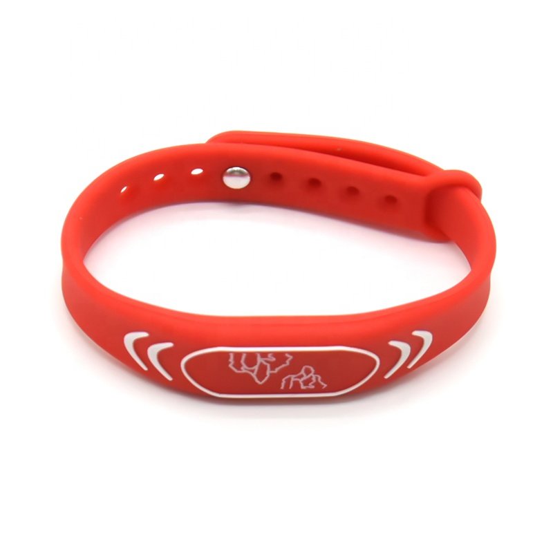 Good Price RFID Wristband 125 khz EM4100/EM4305 watch Silicone Wristband Bracelet Access Control Cards for event