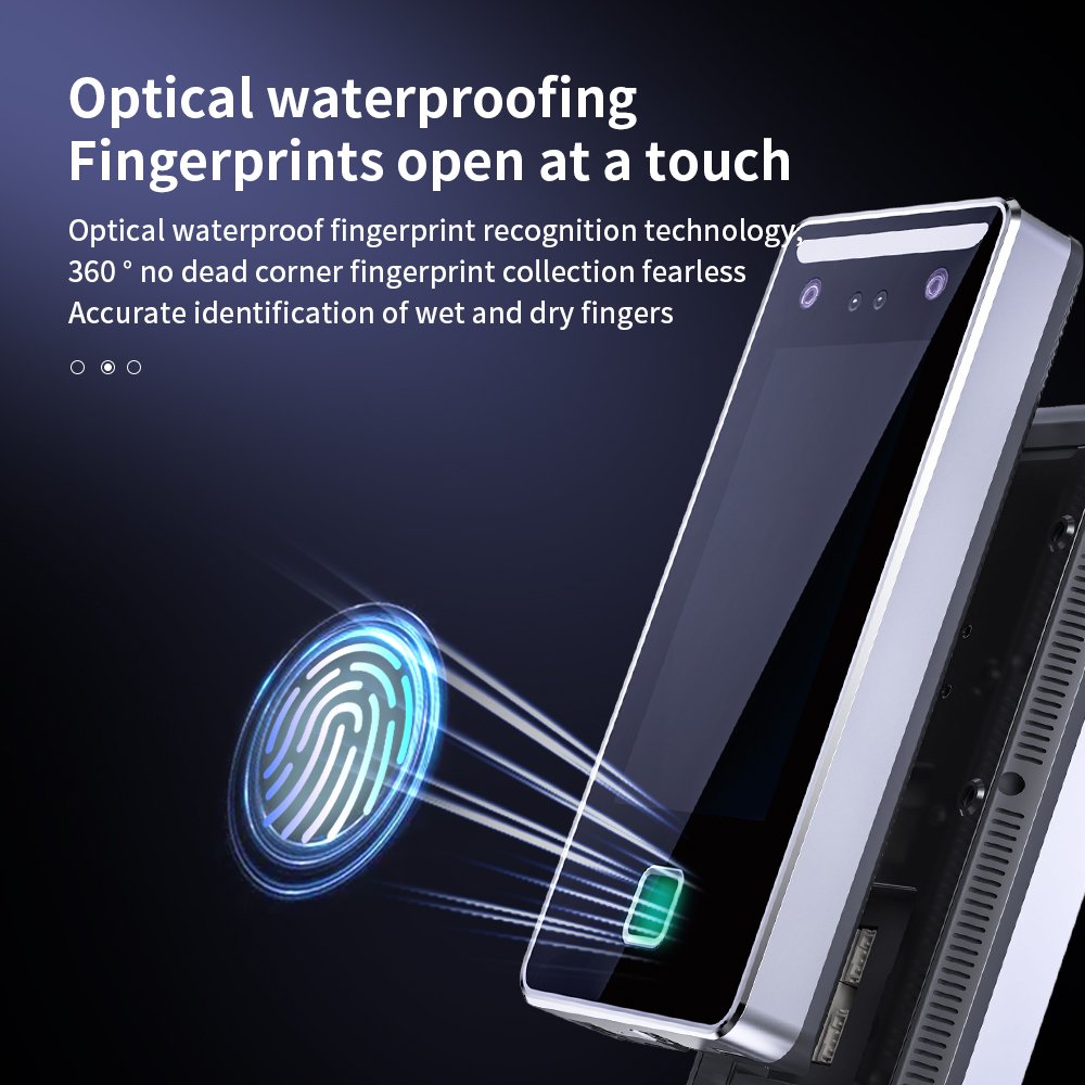20050-3T Facial Time Attendance Machine with Face and Fingerprint Recognition palm vein