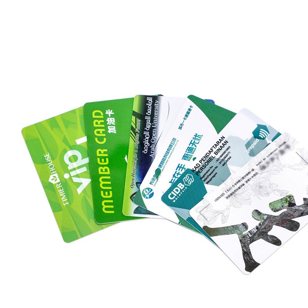 Custom Printing Plastic PVC Contactless NFC Card NTAG 215 RFID Card offset printing Business Card